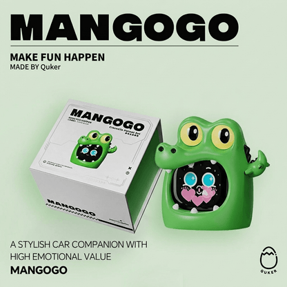 MANGOGO Crocodile Helmet Sets Electronic Pet Car Robot Decoration Car Ornament