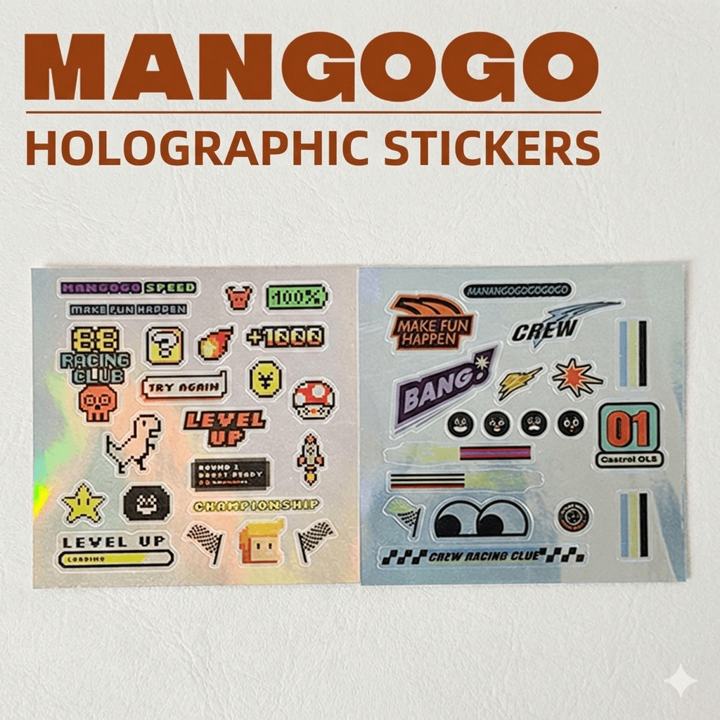 MANGOGO Holographic Stickers